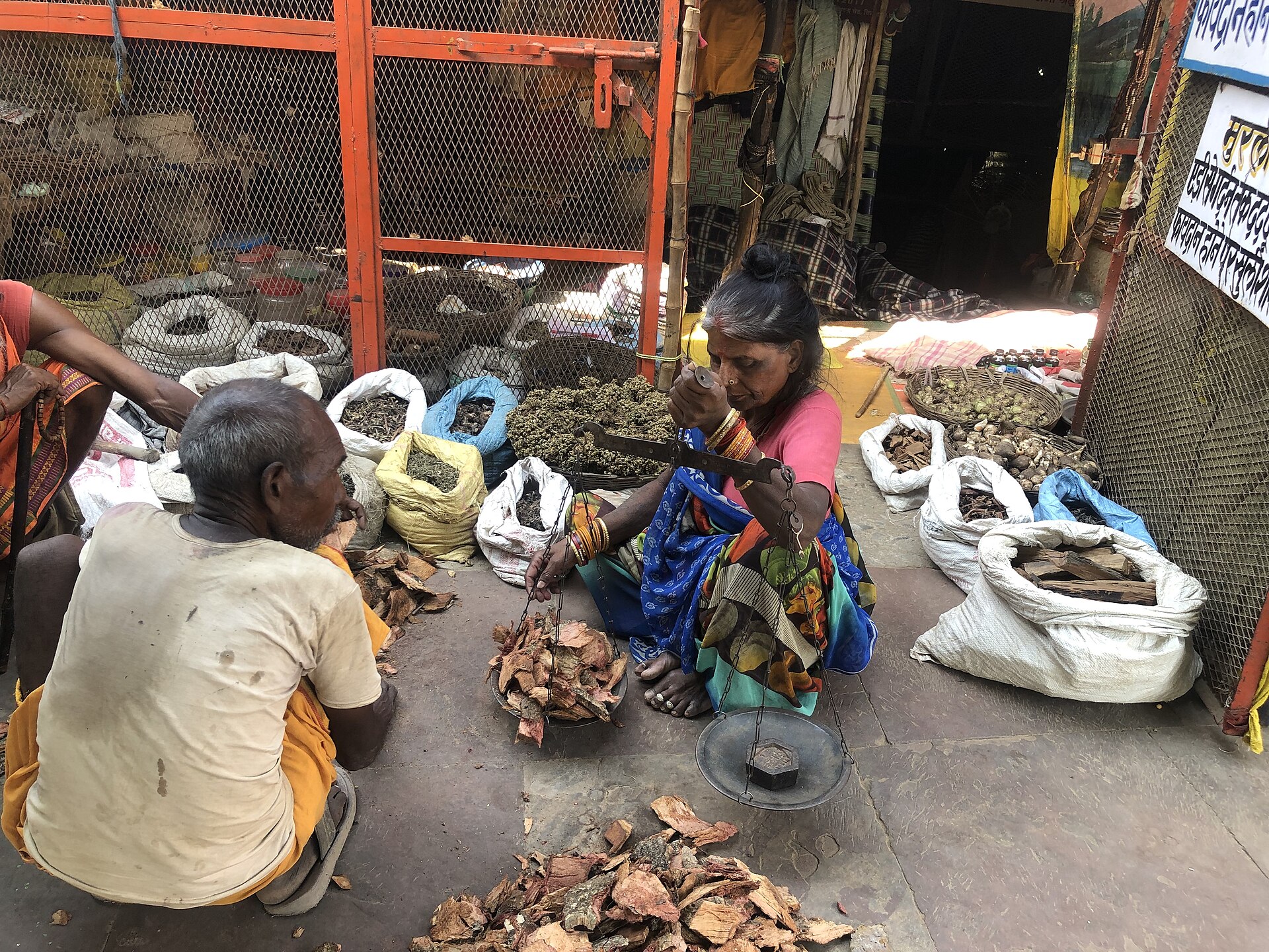 Senhora indiana trabalhando — dignidade e sustento entre as rejeitadas